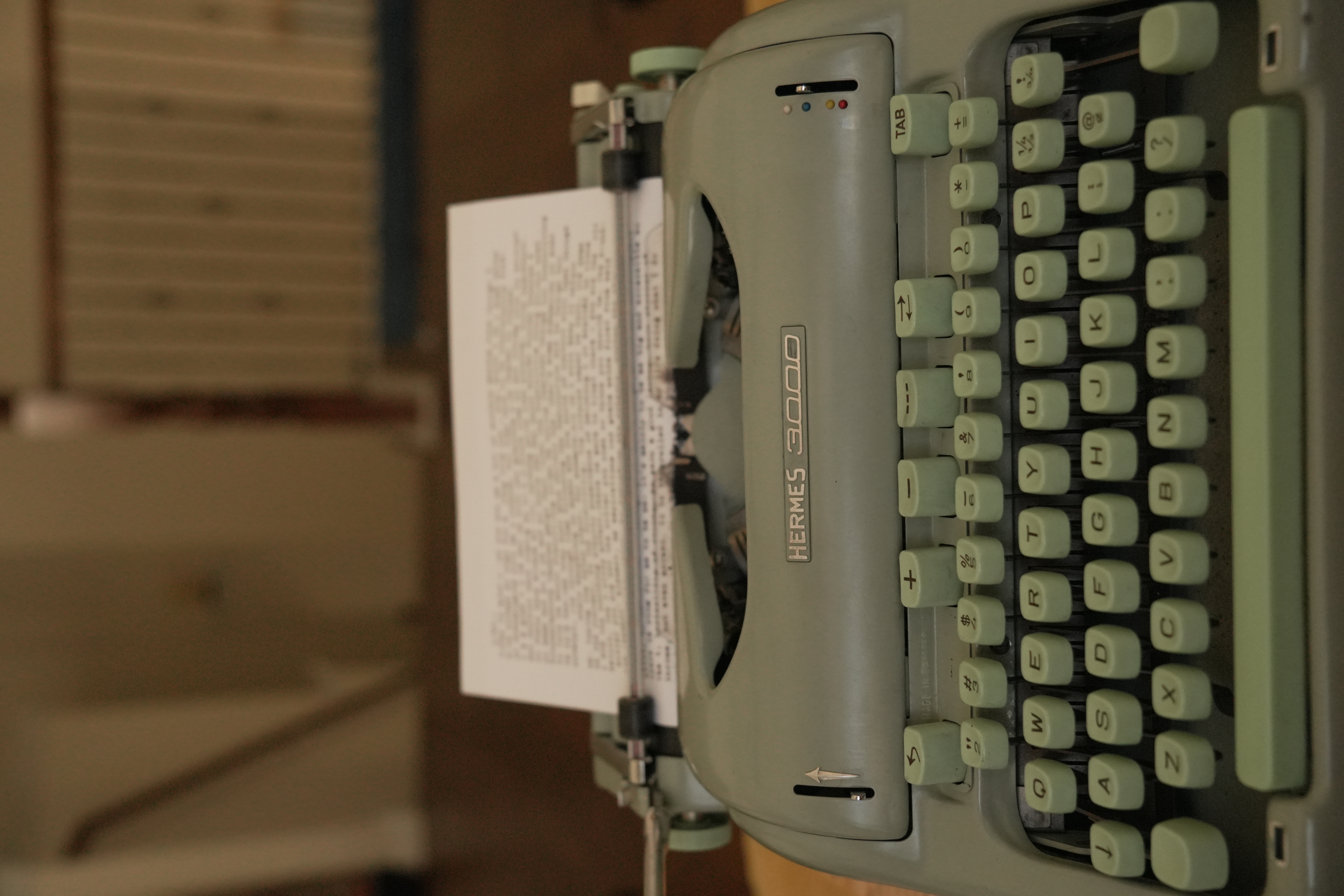 Hermes 3000 typewriter